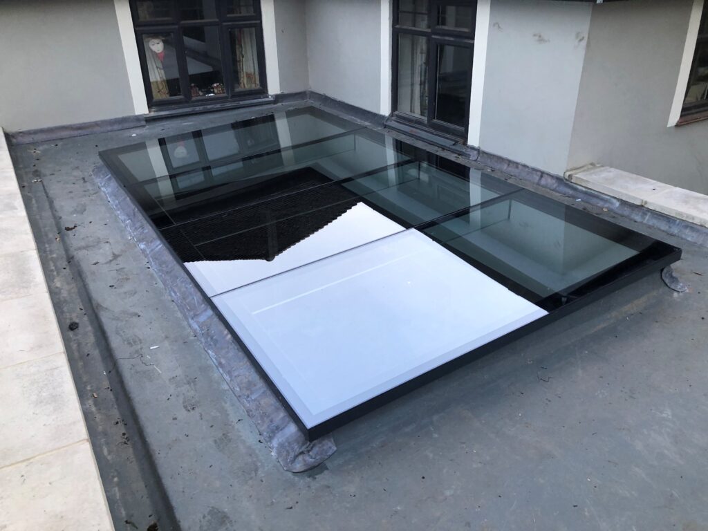 YES Frameless Bonded Aluminium slimline rooflight