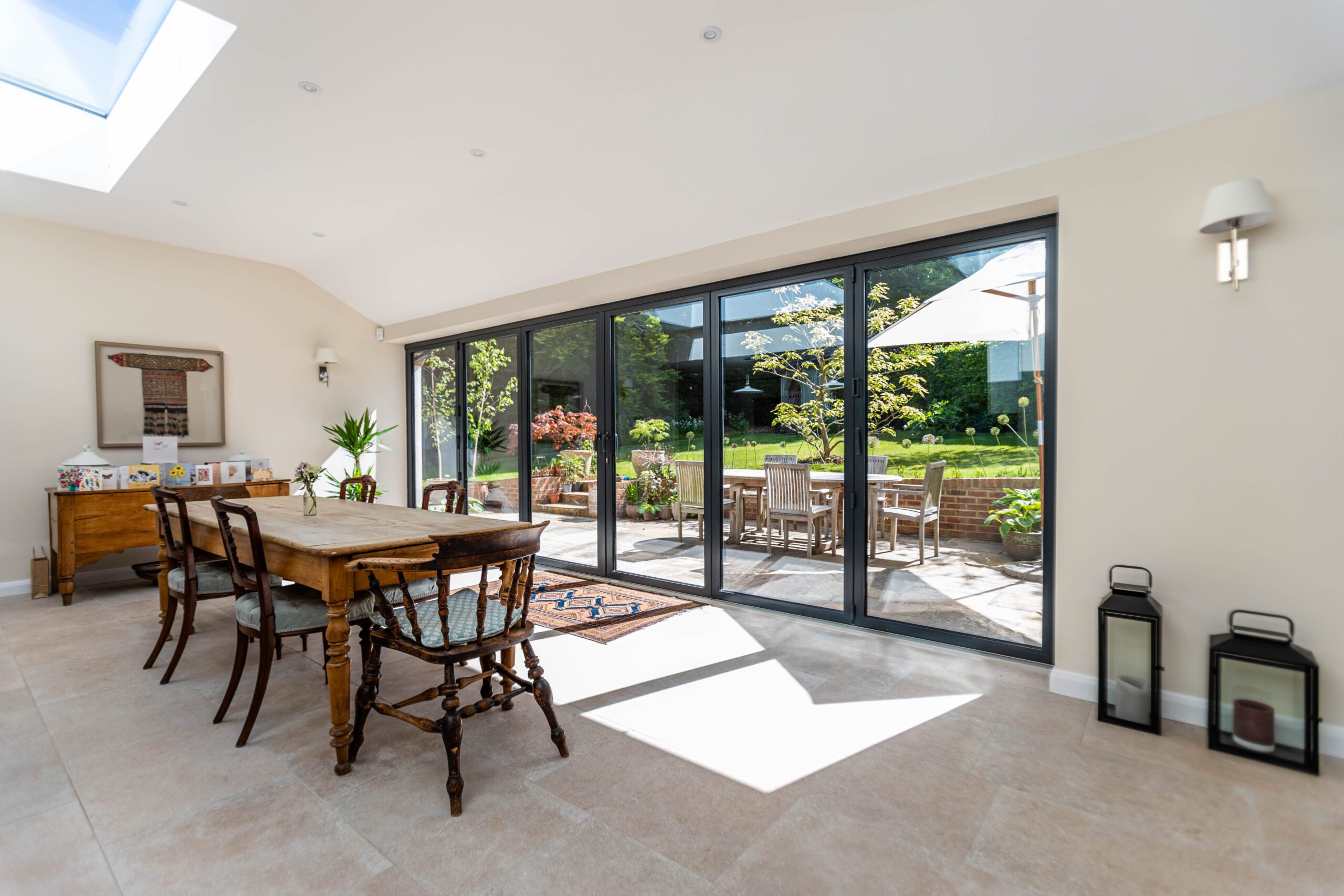 SUNFLEX SF75 triple glazed bi-folding door