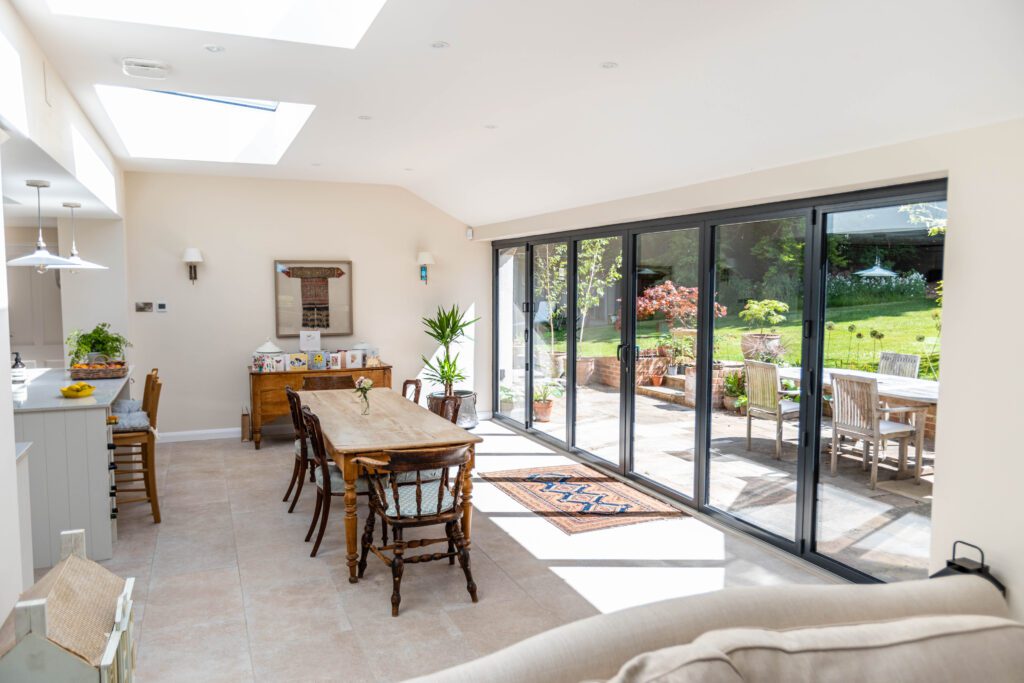 SUNFLEX SF75 triple glazed bi-folding door