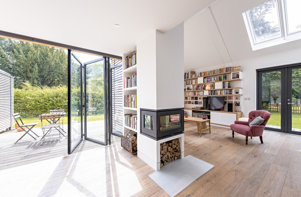 SUNFLEX SF75 triple glazed bi-folding door