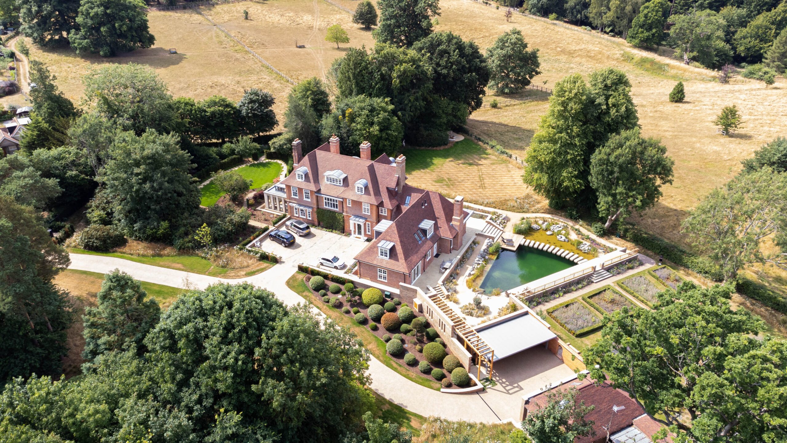 Grand mansion, features YES Vision sliders, crittall and windows