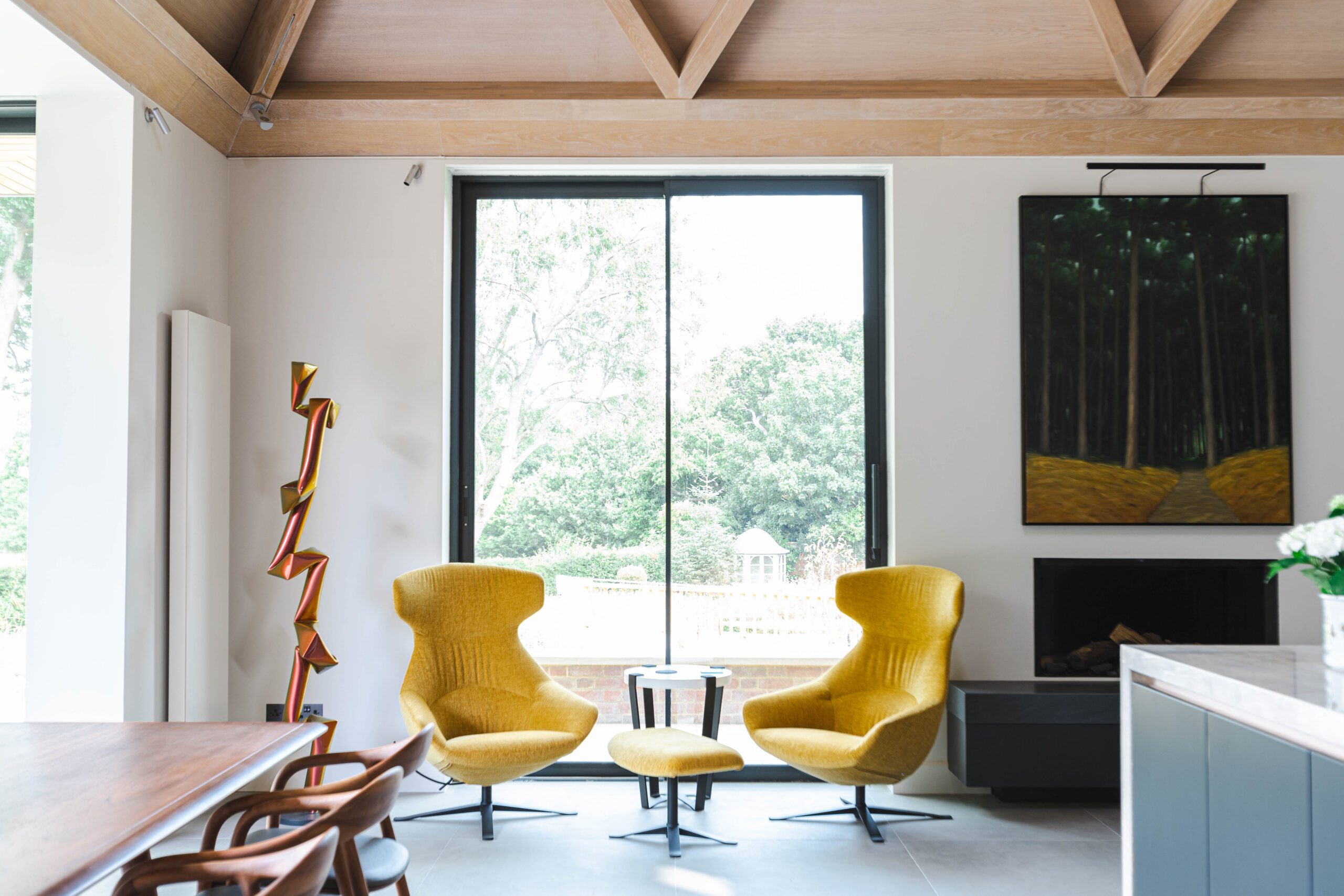 Crittall and Slim Sliding Door system, Westerham