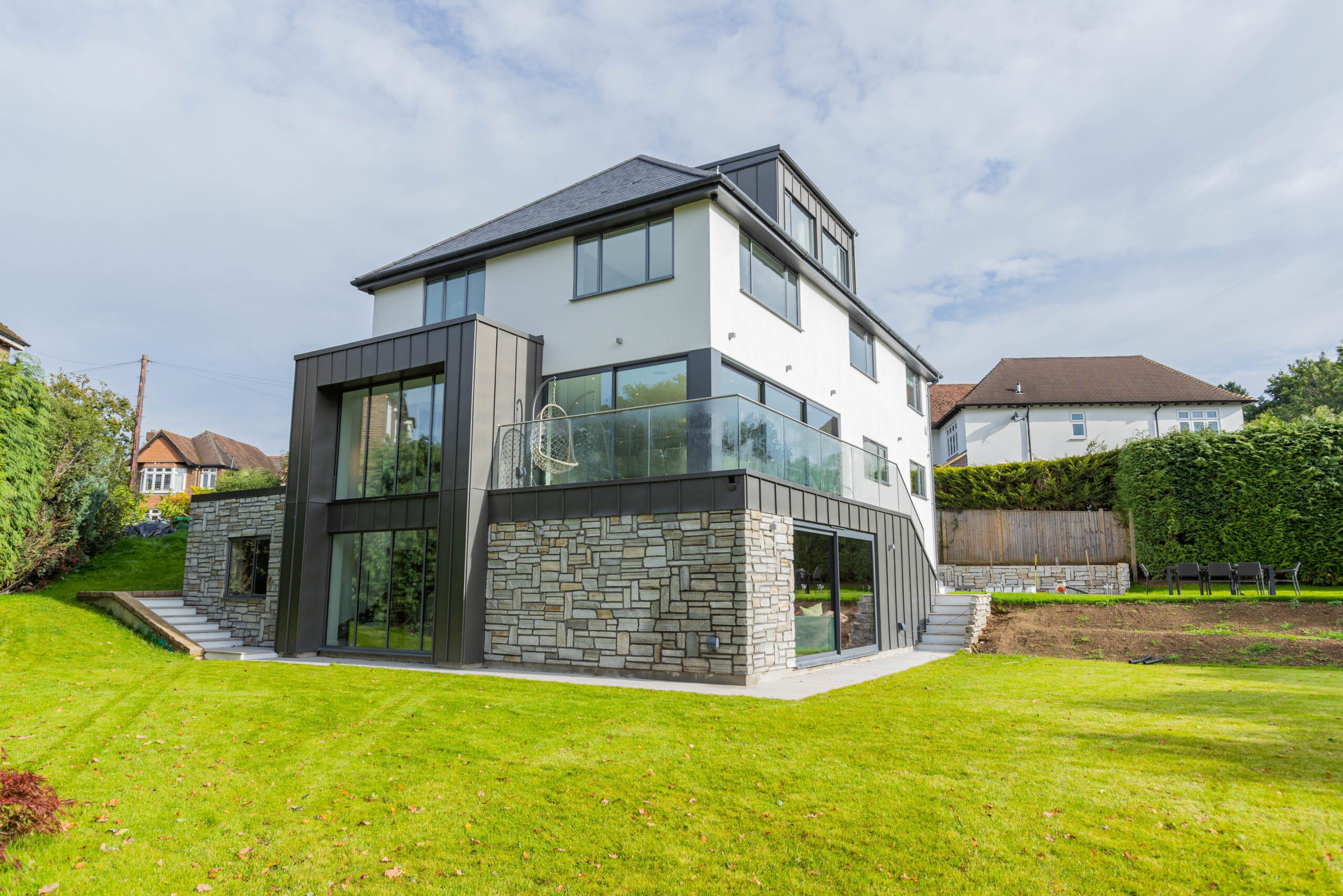 YES Vision ultra-slim sliding doors, Tonbridge project