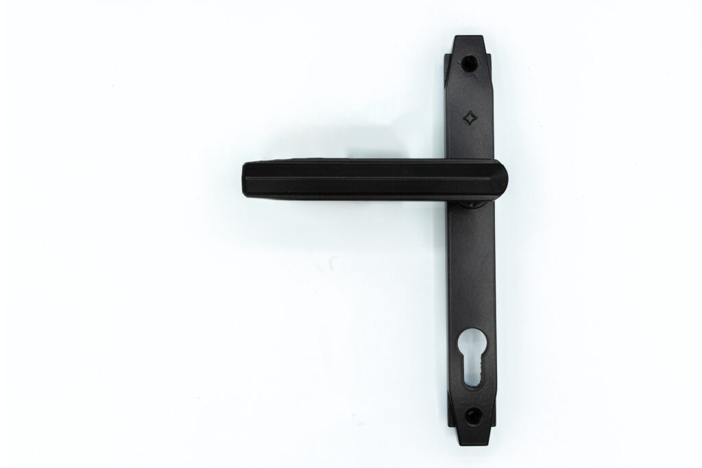 YES Steel Look internal and external door handles