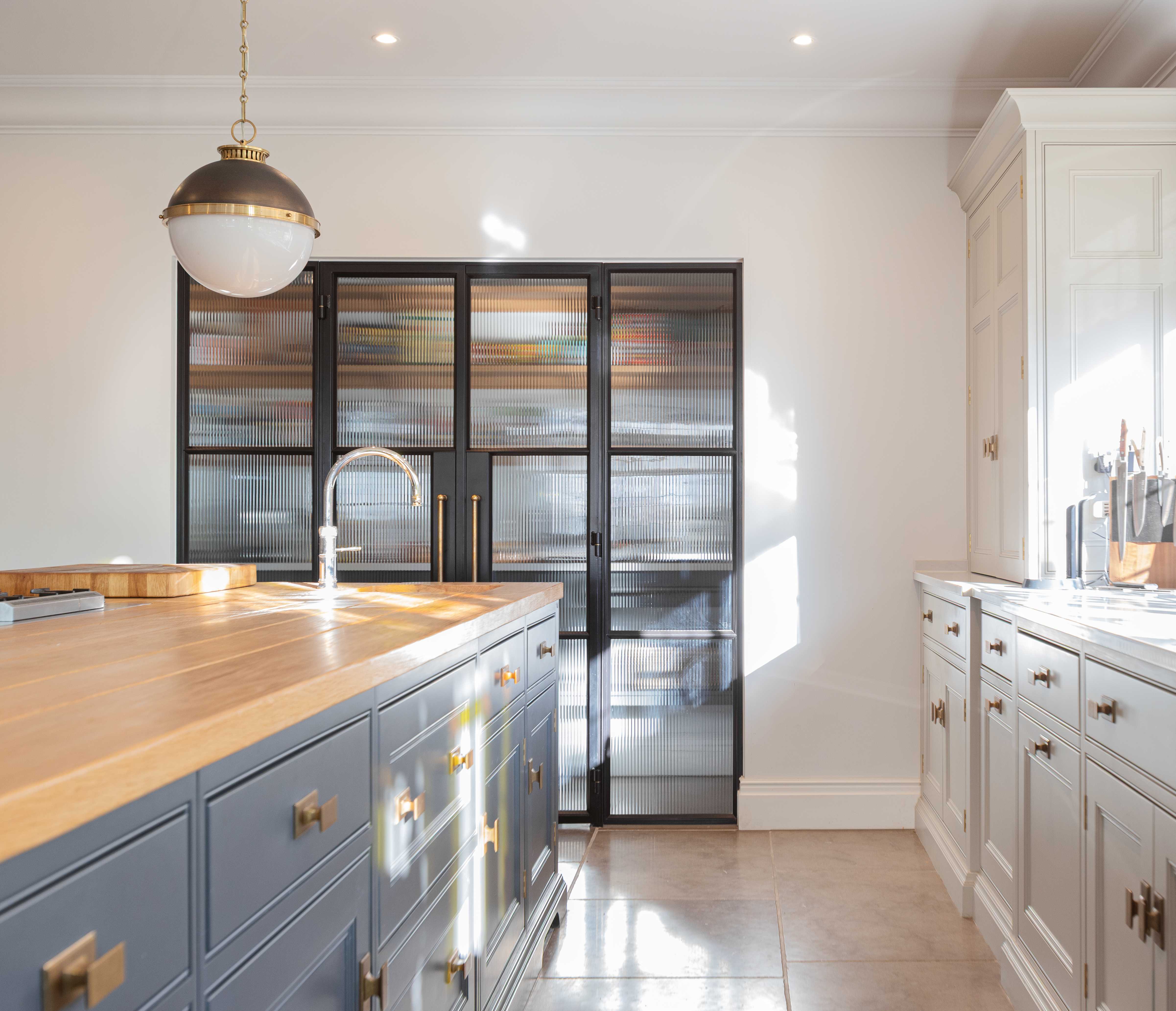 Steel internal doors and shower screen in Essex